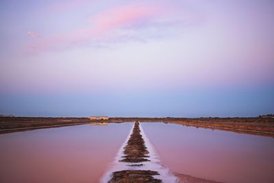 Panoramic view of water against sky