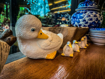 Close-up of stuffed toy on table