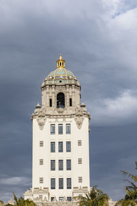 Low angle view of building against sky