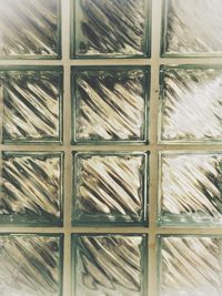 Full frame shot of patterned glass