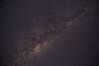 Low angle view of star field at night