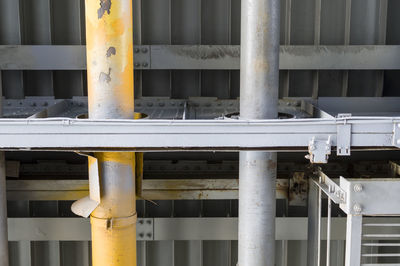 Full frame shot of pipes