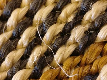 Full frame shot of yellow fabric