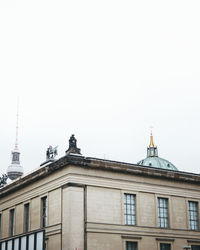 Low angle view of building against sky