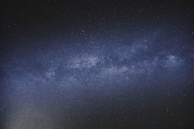 Star field against sky at night