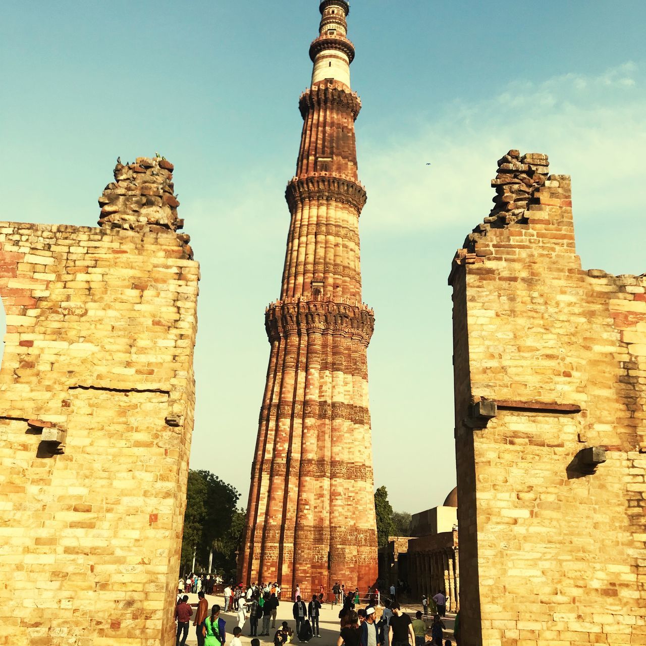 LOW ANGLE VIEW OF TEMPLE