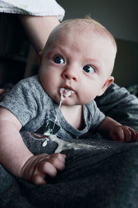 Close-up portrait of baby