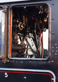 Close-up of vintage car