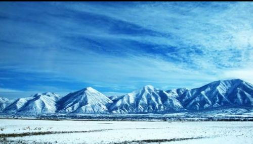 Snow covered landscape