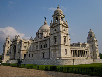 Low angle view of building against sky