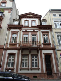 Low angle view of residential building