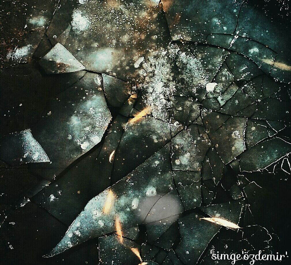 no people, broken, full frame, damaged, reflection, shattered glass, close-up, nature, backgrounds, pattern, day, glass - material, outdoors, cracked, digital composite, textured, destruction, abandoned, tree, ruined