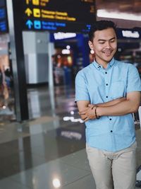 Portrait of a smiling young man
