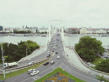 View of bridge in city