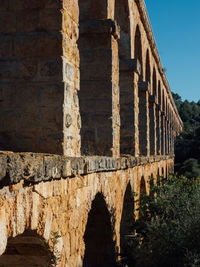 Low angle view of historical building