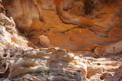 Full frame shot of rock formation