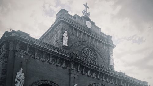 Low angle view of building against sky