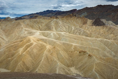 Scenic view of desert against sky