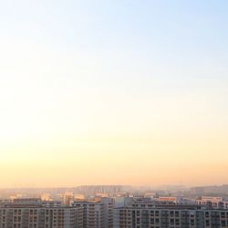 Cityscape at sunset