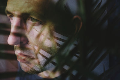 Close-up of young man