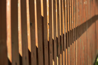 Full frame shot of wooden wall