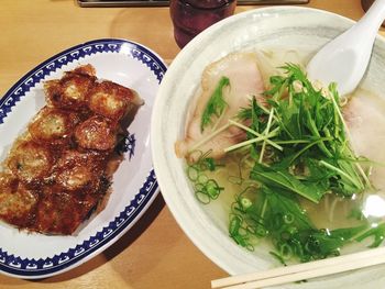 Close-up of food in plate