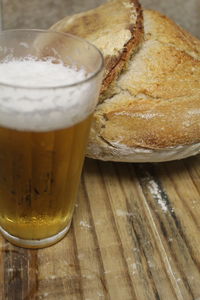 Close-up of drink on table