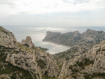 Panoramic view of sea against sky