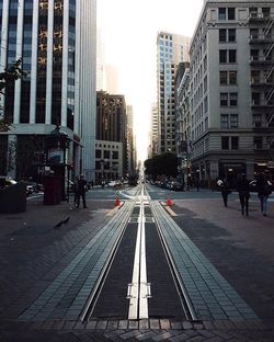 View of city street