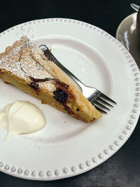 Close-up of dessert on plate