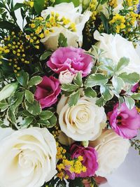 Close-up of rose bouquet