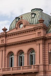 Low angle view of historical building against sky