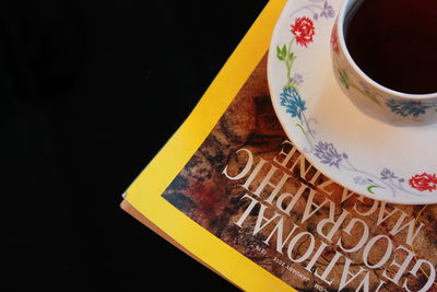 Close-up of drink on table