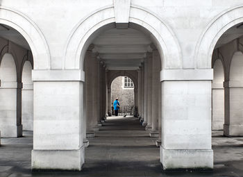 Corridor of historic building