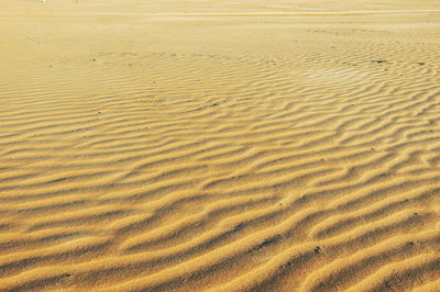 Full frame shot of sandy beach