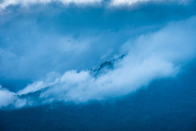 Low angle view of clouds in sky