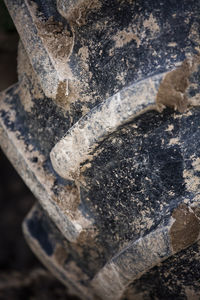 Full frame shot of rock on wood