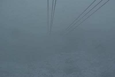 Electricity pylon against sky