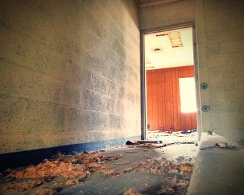 View of abandoned building