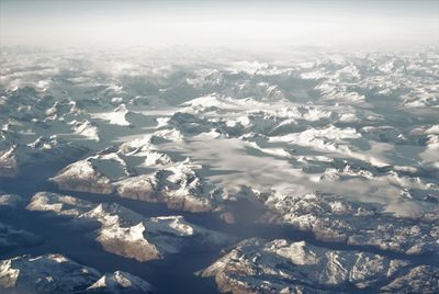 Aerial view of landscape against sky