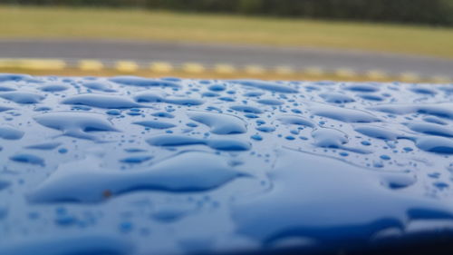 Surface level of water