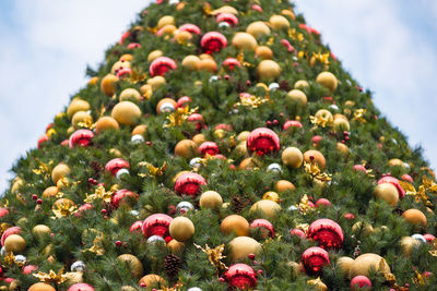 Close-up of christmas decorations