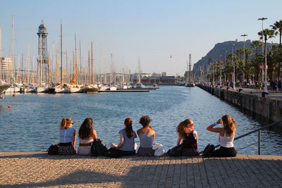 People sitting in boat