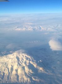 Aerial view of cloudscape