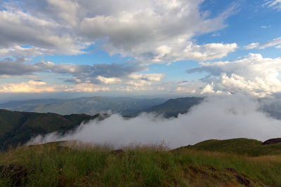 Scenic view of landscape against sky