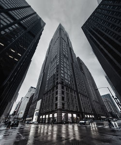 Low angle view of modern building