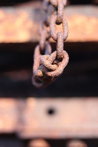 Close-up of rusty metal