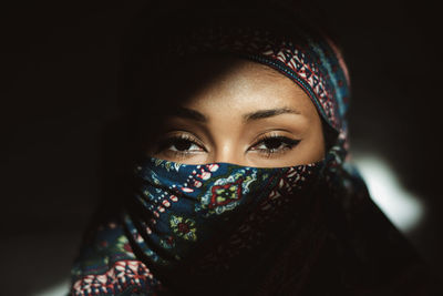 Young woman wearing a hijab