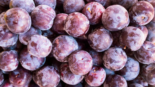 Full frame shot of fruits for sale at market stall