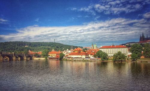 River with buildings in background